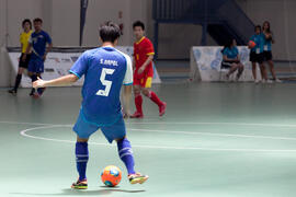Partido China contra Tailandia. 14º Campeonato del Mundo Universitario de Fútbol Sala 2014 (FUTSAL). Antequera. Julio de 2014