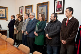 Toma de posesión de Juan José Hinojosa como Decano de la Facultad de Derecho. Facultad de Derecho. Enero de 2012