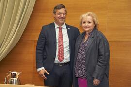 Toma de posesión de María del Carmen Sánchez Hernández como nueva Vicerrectora Adjunta de Concursos y Normativa del PDI de la Universidad de Málaga. Edificio del Rectorado. Abril de 2024