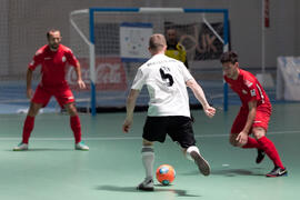 Partido Georgia contra Alemania. 14º Campeonato del Mundo Universitario de Fútbol Sala 2014 (FUTSAL). Antequera. Julio de 2014
