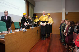 Investidura como Doctor "Honoris Causa" de Edmund Neugebauer por la Facultad de Medicina de la Universidad de Málaga. Edificio del Rectorado. Noviembre de 2016