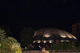 Acto de bienvenida a los alumnos Erasmus de la Universidad de Málaga. Jardín Botánico. Octubre de 2013