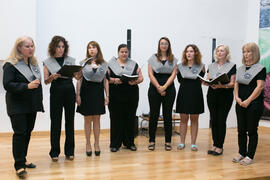 Coro Oficial de la UMA. Graduación y clausura del curso del Aula de Mayores de la Universidad de Málaga. Paraninfo. Junio de 2017