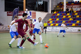 Partido Portugal contra Georgia. 14º Campeonato del Mundo Universitario de Fútbol Sala 2014 (FUTSAL). Antequera. Julio de 2014