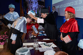 Investidura de nuevos doctores por la Universidad de Málaga. Paraninfo. Junio de 2022