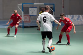 Partido Georgia contra Alemania. 14º Campeonato del Mundo Universitario de Fútbol Sala 2014 (FUTSAL). Antequera. Julio de 2014