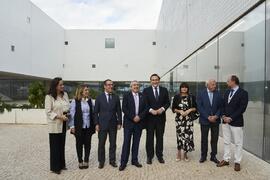 Autoridades. Inauguración la nueva Facultad de Psicología y Logopedia de la Universidad de Málaga. Campus de Teatinos. Octubre de 2022