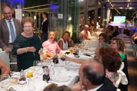Cena Homenaje a profesores y PAS jubilados de la Facultad de Económicas. Restaurante El Palmeral. Septiembre de 2015