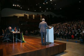Intervención de Francisco de la Torre. Acto del 25 Aniversario del Parque Tecnológico de Andalucía. Palacio de Ferias y Congresos de Málaga. Noviembre de 2017