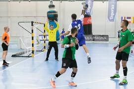 Partido Universidad de Barcelona - Universidad de Rzeszow. Categoría masculina. Campeonato Europeo Universitario de Balonmano. Antequera. Julio de 2017