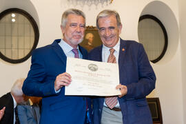 Entrega de Título de Socio. 230º Aniversario de la Sociedad Económica Amigos del País. Plaza de la Constitución. Septiembre de 2019