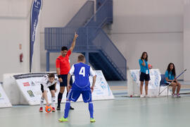 Partido Eslovaquia contra Alemania. 14º Campeonato del Mundo Universitario de Fútbol Sala 2014 (FUTSAL). Antequera. Julio de 2014
