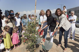 Inauguración del "Bosque del Conocimiento" en el Campus de Teatinos de la Universidad de Málaga. Junio de 2010