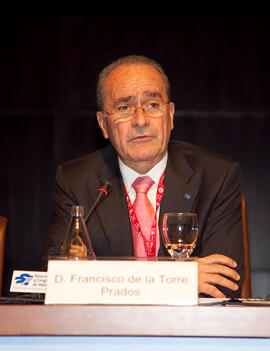 Francisco de la Torre. Acto de Inauguración del 3º Congreso Internacional de Actividad Físico-Deportiva para Mayores de la Universidad de Málaga. Palacio de Ferias y Congresos de Málaga. Marzo de 2009