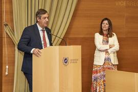 Discurso de Teodomiro López. Toma de posesión de nuevos Vicerrectores adjuntos y personal asesor del Rector de la Universidad de Málaga. Edificio del Rectorado. Abril de 2024