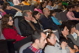 Asistentes al panel de expertos del 4º Congreso Internacional de Actividad Físico-Deportiva para Mayores. Escuela Técnica Superior de Ingeniería Informática y Telecomunicaciones. Marzo de 2011