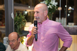 Pedro Soler Torres. Cena Homenaje a profesores y PAS jubilados de la Facultad de Económicas. Restaurante El Palmeral. Septiembre de 2015