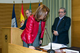 Toma de posesión de Miriam Esther López Rodríguez como nueva Directora de Secretariado de Posgrado de la Universidad de Málaga. Edificio del Rectorado. Marzo de 2017