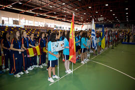 Equipos participantes. Inauguración del 14º Campeonato del Mundo Universitario de Fútbol Sala 2014 (FUTSAL). Antequera. Julio de 2014