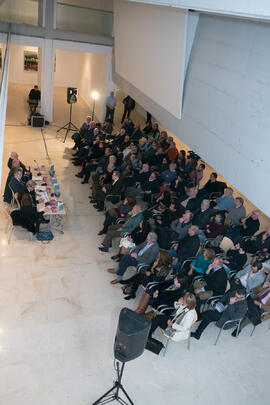 Mesa redonda. Exposición "Paisajes Andaluces" de Eugenio Chicano. Museo del Patrimonio Municipal. Febrero de 2017