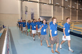 Ceremonia de apertura del IX Campeonato de Europa Universitario de Fútbol Sala. Antequera. Julio de 2013
