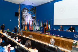 Intervención de José Ángel Narváez. Apertura del Curso Académico 2020/2021 de la Universidad de Málaga. Paraninfo. Septiembre de 2020