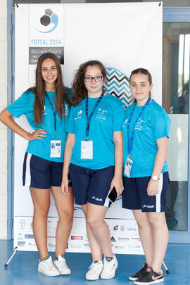 Voluntarias. 14º Campeonato del Mundo Universitario de Fútbol Sala 2014 (FUTSAL). Antequera. Julio de 2014