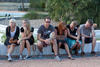 Asistentes al acto de bienvenida a los alumnos de intercambio internacional y estudiantes del centro Internacional de Español. Jardín Botánico.  Abril de 2014