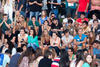 Asistentes al acto de bienvenida a los alumnos de intercambio internacional y estudiantes del centro Internacional de Español. Jardín Botánico.  Abril de 2014