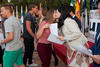 Entrega de diplomas. Bienvenida a los alumnos de intercambio internacional y estudiantes del centro Internacional de Español. Jardín Botánico.  Abril de 2014