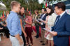 Entrega de diplomas. Bienvenida a los alumnos de intercambio internacional y estudiantes del centro Internacional de Español. Jardín Botánico.  Abril de 2014