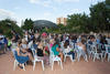 Momentos previos al acto de bienvenida a los alumnos de intercambio internacional de la Universidad de Málaga. Jardín botánico. Octubre de 2015