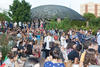 Momentos previos al acto de bienvenida a los alumnos de intercambio internacional de la Universidad de Málaga. Jardín botánico. Octubre de 2015