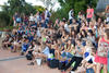 Momentos previos al acto de bienvenida a los alumnos de intercambio internacional de la Universidad de Málaga. Jardín botánico. Octubre de 2015