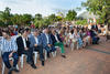 Momentos previos al acto de bienvenida a los alumnos de intercambio internacional de la Universidad de Málaga. Jardín botánico. Octubre de 2015
