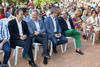Momentos previos al acto de bienvenida a los alumnos de intercambio internacional de la Universidad de Málaga. Jardín botánico. Octubre de 2015