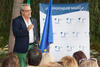 José Ángel Narváez. Bienvenida al alumnado de intercambio internacional de la Universidad de Málaga. Jardín botánico. Octubre de 2015