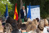 José Ángel Narváez. Bienvenida al alumnado de intercambio internacional de la Universidad de Málaga. Jardín botánico. Octubre de 2015