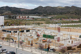 Construcción de la nueva Facultad de Psicología. Campus de Teatinos. Abril de 2018