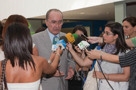 Inauguración de la ampliación del Campus de Teatinos de la Universidad de Málaga. Septiembre de 2009