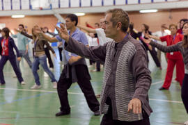 Taller de Tai Chi Chuan. 3º Congreso Internacional de Actividad Físico-Deportiva para Mayores de la Universidad de Málaga. Palacio de Ferias y Congresos de Málaga. Marzo de 2009