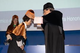 Investidura de Kazuyo Sejima como Doctora "Honoris Causa" por la Escuela de Arquitectura de la Universidad de Málaga. Paraninfo. Octubre de 2019