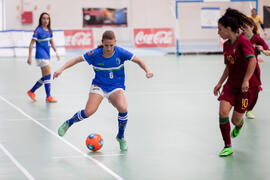 Partido Brasil contra Portugal. 14º Campeonato del Mundo Universitario de Fútbol Sala 2014 (FUTSAL). Antequera. Julio de 2014