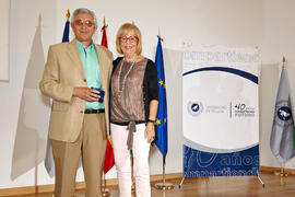Homenaje al personal que cumple 25 años al servicio de la Universidad de Málaga y al personal jubilado. Paraninfo. Julio de 2013