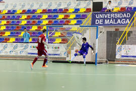 Partido Irán contra Bielorrusia. 14º Campeonato del Mundo Universitario de Fútbol Sala 2014 (FUTSAL). Antequera. Julio de 2014