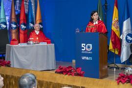 Discurso de Emilia Casas Baamonde en su investidura como Doctora "Honoris Causa" por la Facultad de Derecho de la Universidad de Málaga. Paraninfo. Noviembre de 2022