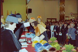 Apertura del Curso Académico 1999/2000 de la Universidad de Málaga. Paraninfo. Octubre de 1999