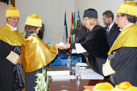 Investidura de nuevos doctores por la Universidad de Málaga. Paraninfo. Febrero de 2012
