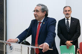 José Ángel Narváez. Toma de Posesión de Personal de Administración y Servicios de la Universidad de Málaga. Edificio del Rectorado. Febrero de 2019
