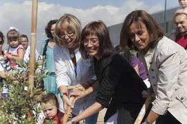 Inauguración del "Bosque del Conocimiento" en el Campus de Teatinos de la Universidad de Málaga. Junio de 2010